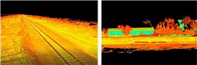 鐵軌和周邊地形點(diǎn)云成果 鐵軌和周邊地形點(diǎn)云成果